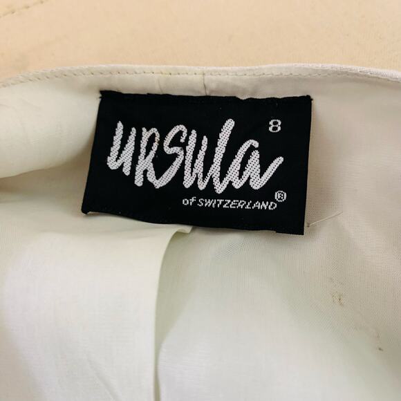 Vintage Ursula Sz 8 Beaded Formal Sequin Top Elegant Art Design Silver Sparkly - Picture 8 of 10